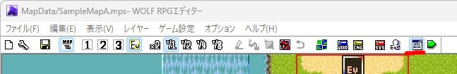 デバッグウィンドウ表示の場所