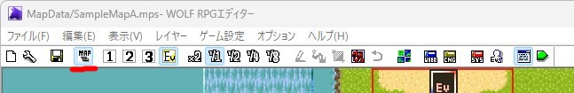 マップ選択の場所