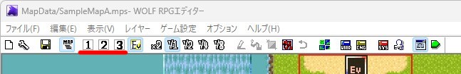 レイヤーの場所